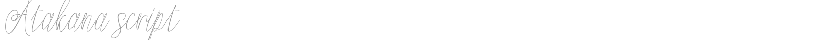 Atakana Sarif font preview